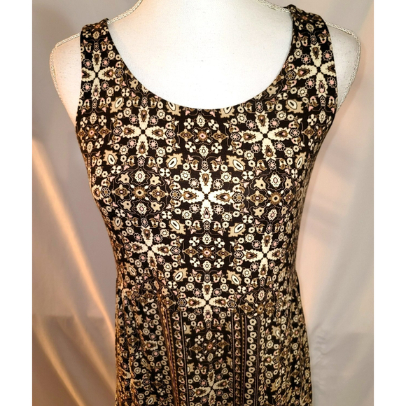 J Jill Floral Stretchy Super Soft Knit Halter Maxi Dress - Size XS - Picture 5 of 9